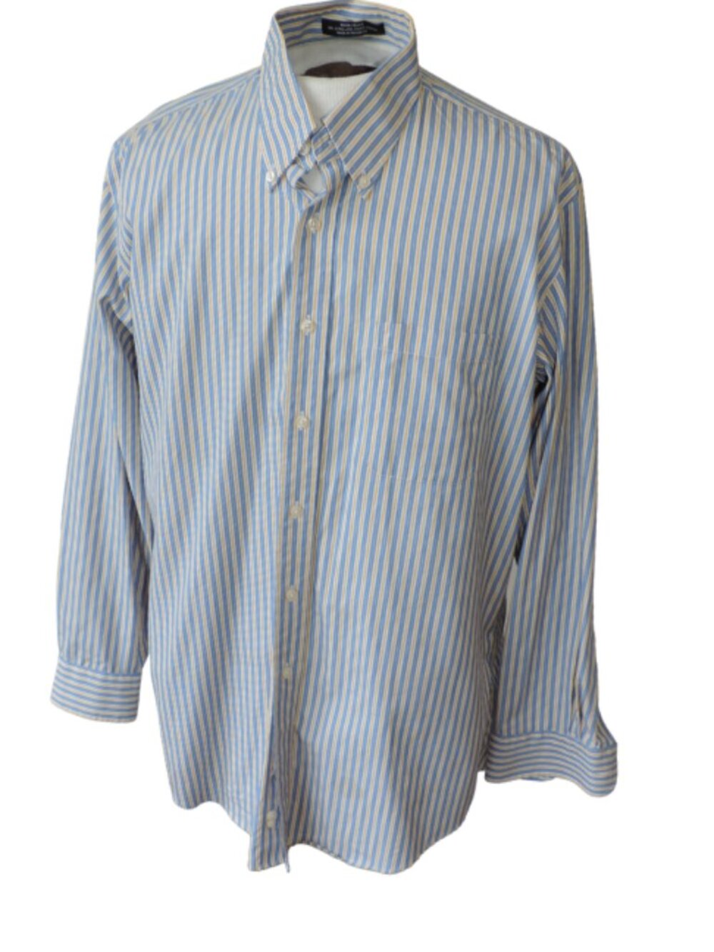 Kirkland Signature Blue and White Striped Dress Shirt